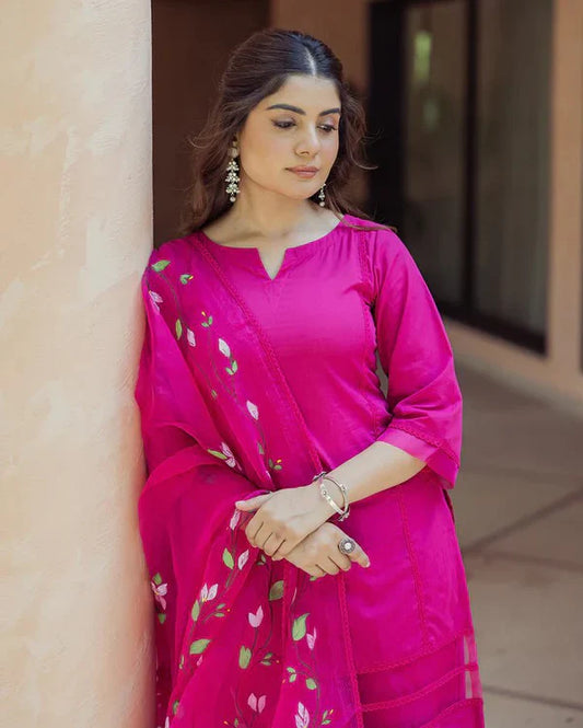 PINK KURTA SET